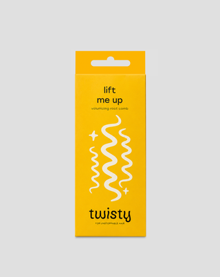 Grzebień pionowy do budowania objętości i unoszenia włosów kręconych Twisty