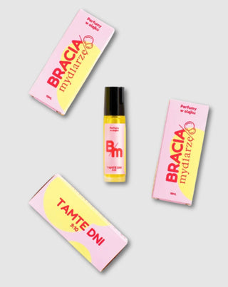 Perfumy w olejku o energetyzującym zapachu cytryny, jaśminu i różowego pieprzu Tamte dni 9:10 Bracia Mydlarze
