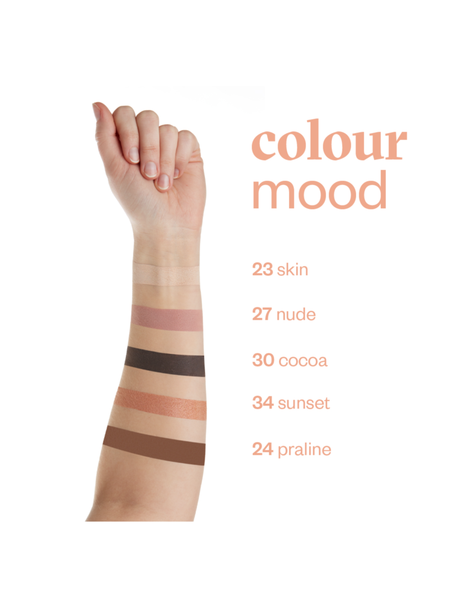 Matowy cień do powiek Colour mood w kolorze mlecznej czekolady 24 Praline Paese - 6