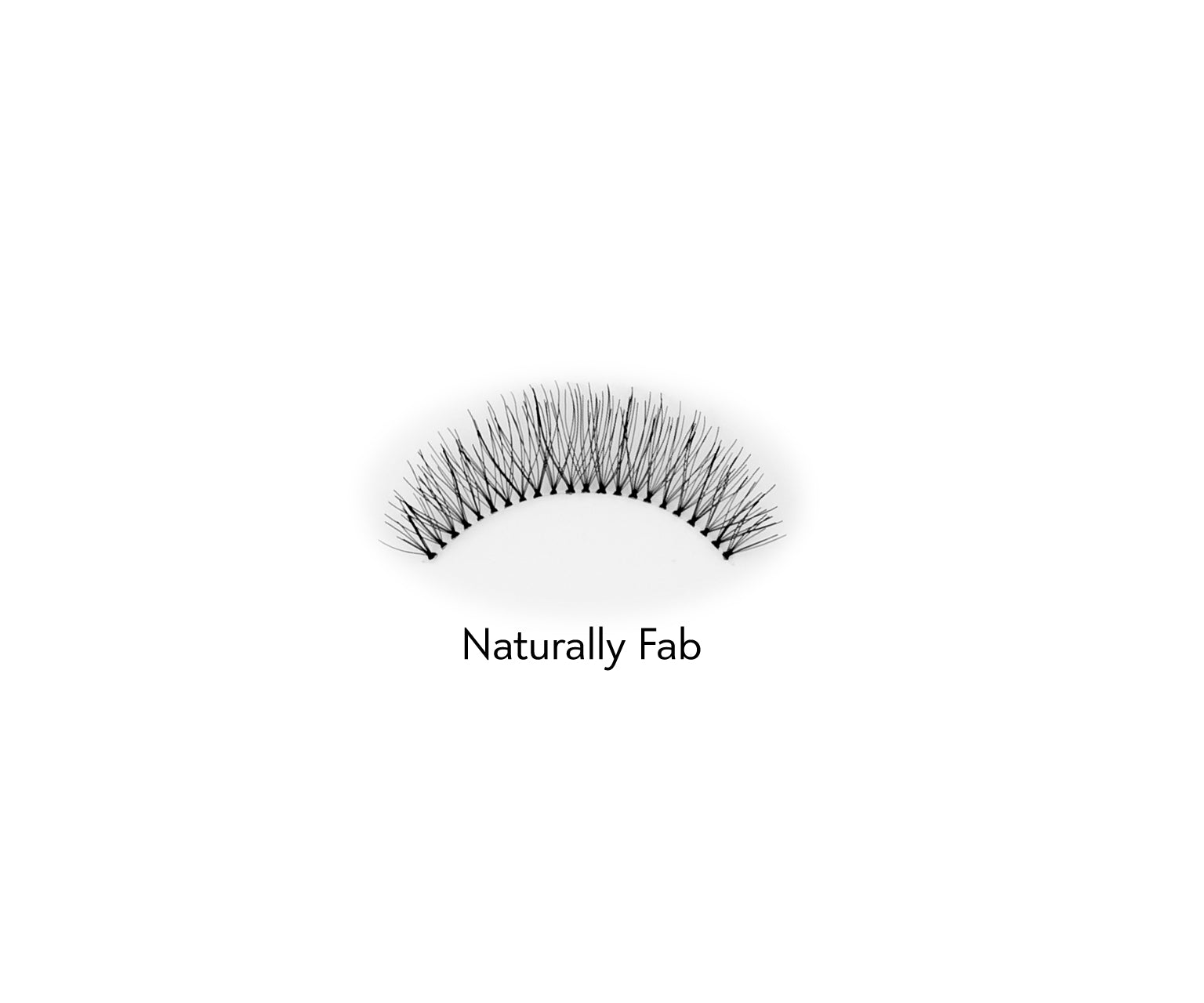 Sztuczne rzęsy 2d do wielokrotnego stosowania odporne na odkształcenia Naturally Fab Bamm!Lashes - 4