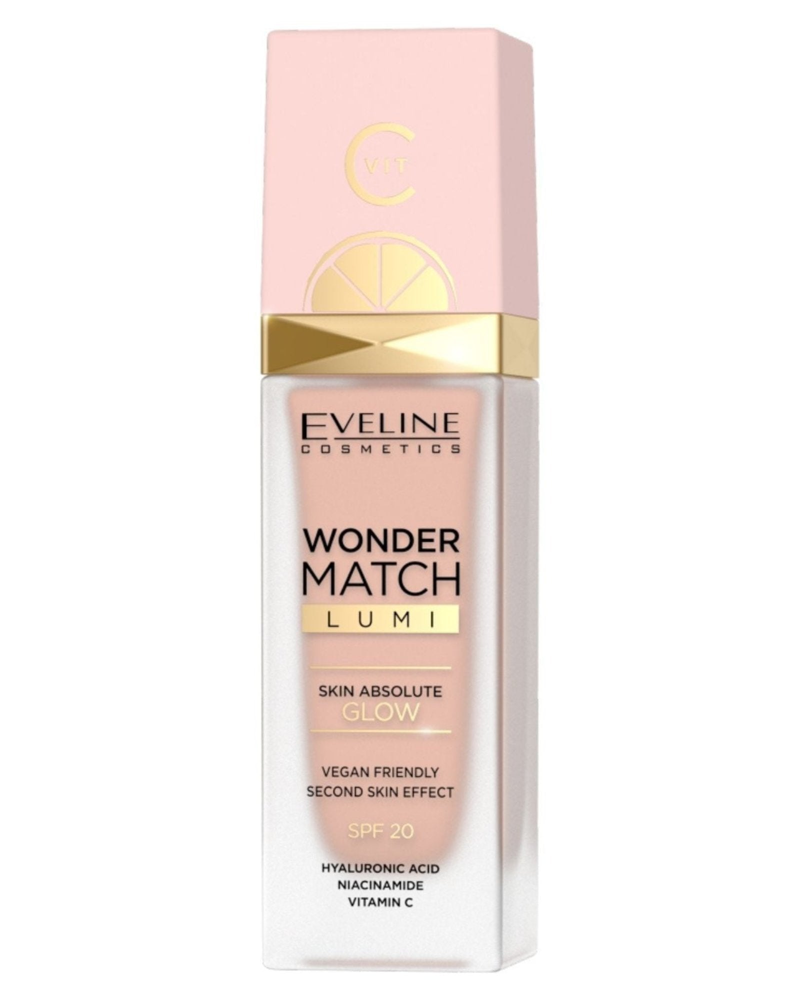 Podkład rozświetlający Wonder Match Lumi nr 10 vanilla Eveline - 1