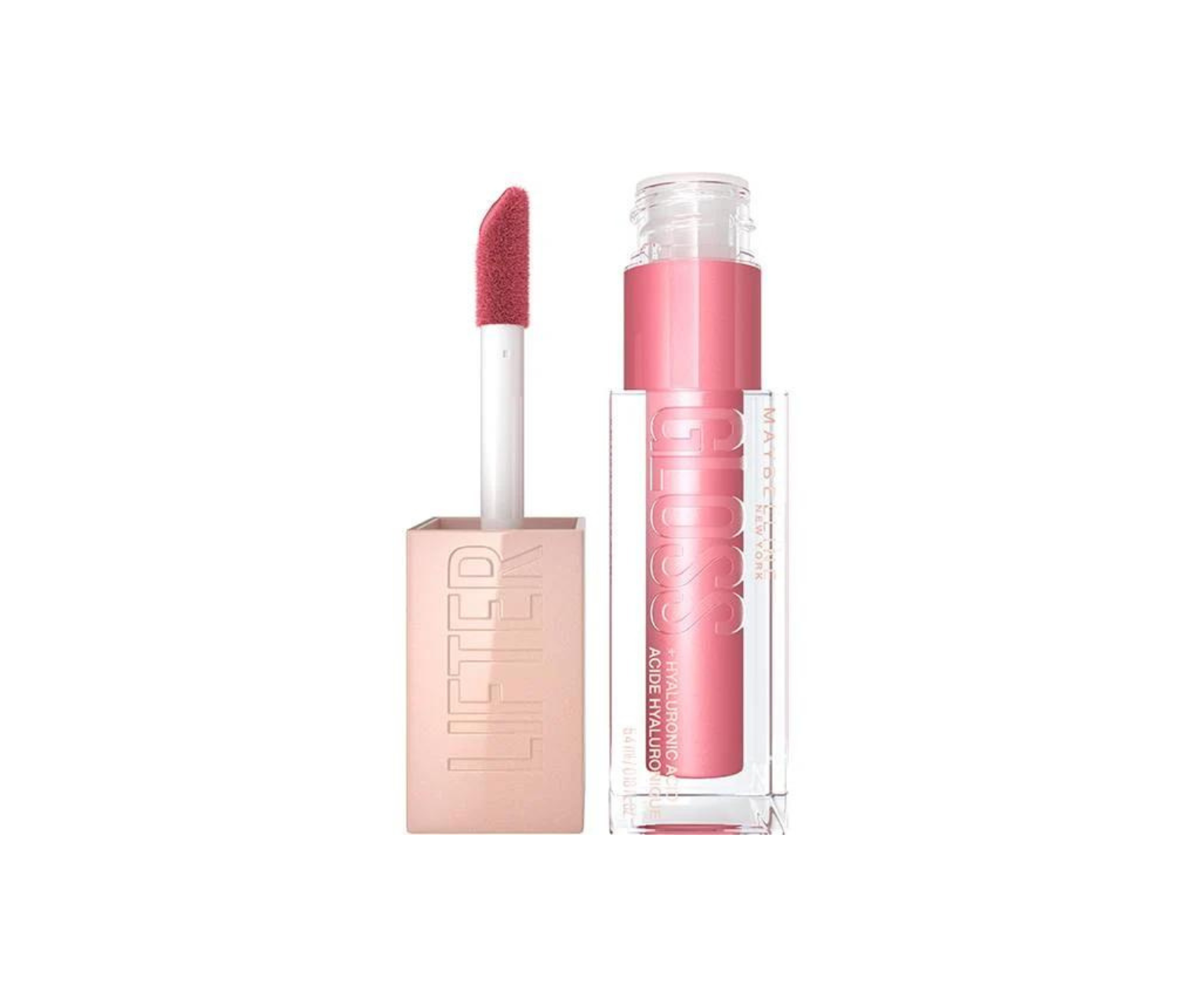 Błyszczyk do ust z kwasem hialuronowym i witaminą E Lifter Gloss 005 Petal Maybelline - 2