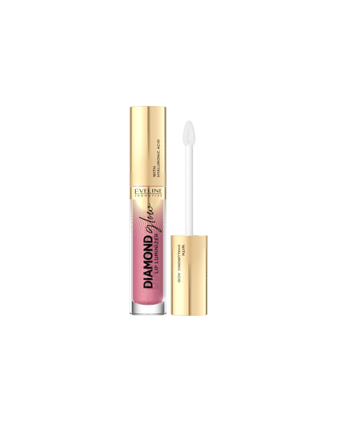 Błyszczyk do ust z kwasem hialuronowym nr 05 toffee Diamond Glow Lip Luminizer Eveline - 1