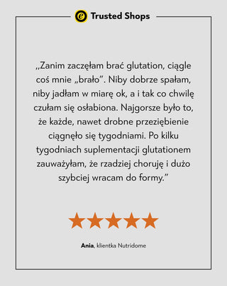 Glutation GSH w kapsułkach antyoksydant dla wsparcia układu immunologicznego Nutridome 60 szt.