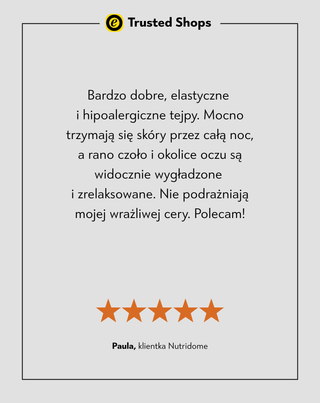 Tejpy na twarz wygładzające i liftingujące Nutridome 75 sztuk