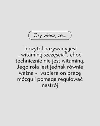 Inozytol 1000 mg/dzień na obniżenie poziomu cukru  i prawidłowe funkcjonowanie układu nerwowego Nutridome 60 szt. - 3