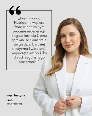 Krem do twarzy na noc wygładzający i ujędrniający z kwasem hialuronowym Nutridome - 4