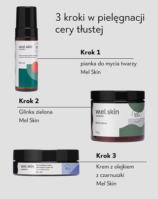 Normalizujący krem do cery problematycznej z olejkiem z czarnuszki Mel Skin_3