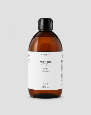 Olej MCT C8+C10 do picia na wsparcie energii i koncentracji Nutridome