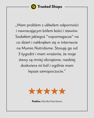 Mumio shilajit 20% kwasów fulwowych z piperyną na odporność i energię Nutridome 60 kapsułek - 6
