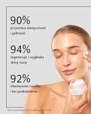 Krem do twarzy na noc wygładzający i ujędrniający z kwasem hialuronowym Nutridome - 6