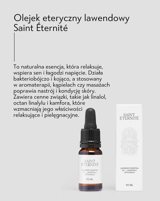Olejek eteryczny lawendowy 100% naturalny do aromaterapii Saint Éternité - 3