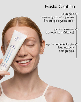 Maska oczyszczająco-regenerująca z białą glinką Anti-Acne Orphica Clinic 100 ml - 2
