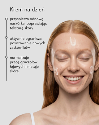 Krem na dzień przeciwtrądzikowy z kwasem salicylowym i azelainowym Anti-Acne Orphica Clinic 50 ml - 2
