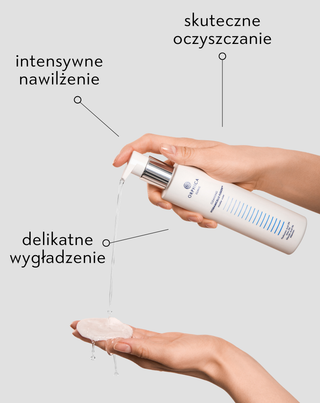 Płyn micelarny do demakijażu i oczyszczania z mocznikiem, kwasem hialuronowym i glikolowym Cleansing Orphica Clinic 200 ml - 2