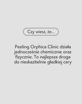 Peeling do twarzy z niacynamidem, pantenolem, BHA i mikrogranulkami Anti-Acne Orphica Clinic 100 ml