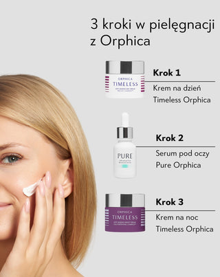 Zestaw kosmetyków dla cery dojrzałej: krem z filtrem SPF 20 na dzień i krem na noc Orphica - 4