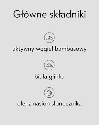 Detoksykujący peeling do twarzy z aktywnym węglem bambusowym i białą glinką Nutridome - 3