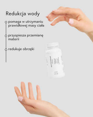 Tabletki na nadmiar wody w organizmie Redukcja wody Nutridome 60 kapsułek - 2