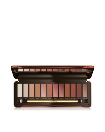 Paleta 12 cieni do powiek w odcieniach nude i brązu Charming Mocha Eveline