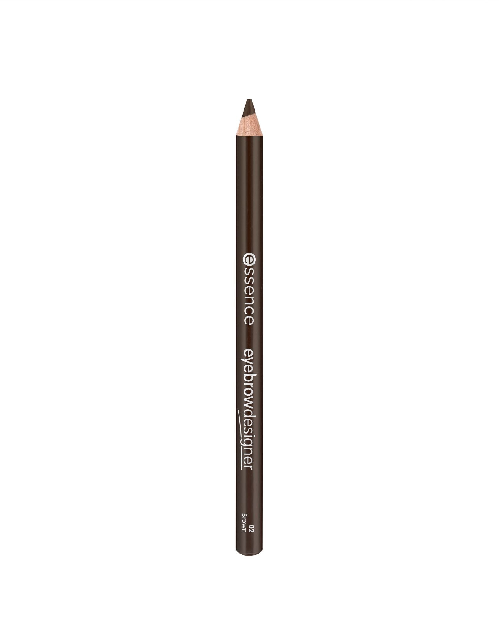 Brązowa Kredka do brwi z praktyczną szczoteczką eyebrow DESIGNER 02 Essence - 1