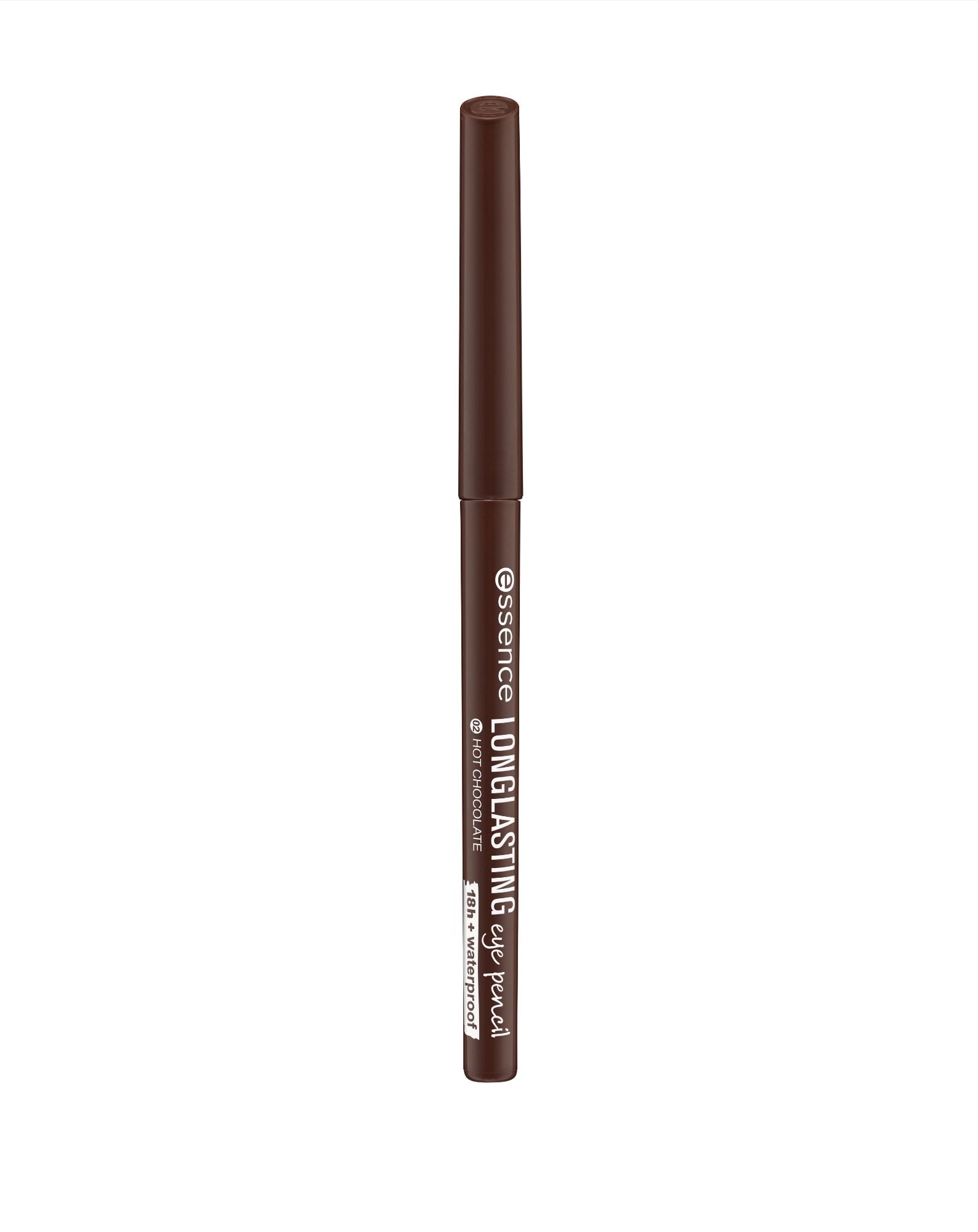 Wodoodporna Kredka do oczu brązowa LONG-LASTING eye pencil 02 Essence - 1