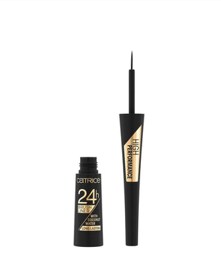 Eyeliner 24h Brush Liner w kolorze Ultra Black 010 Catrice