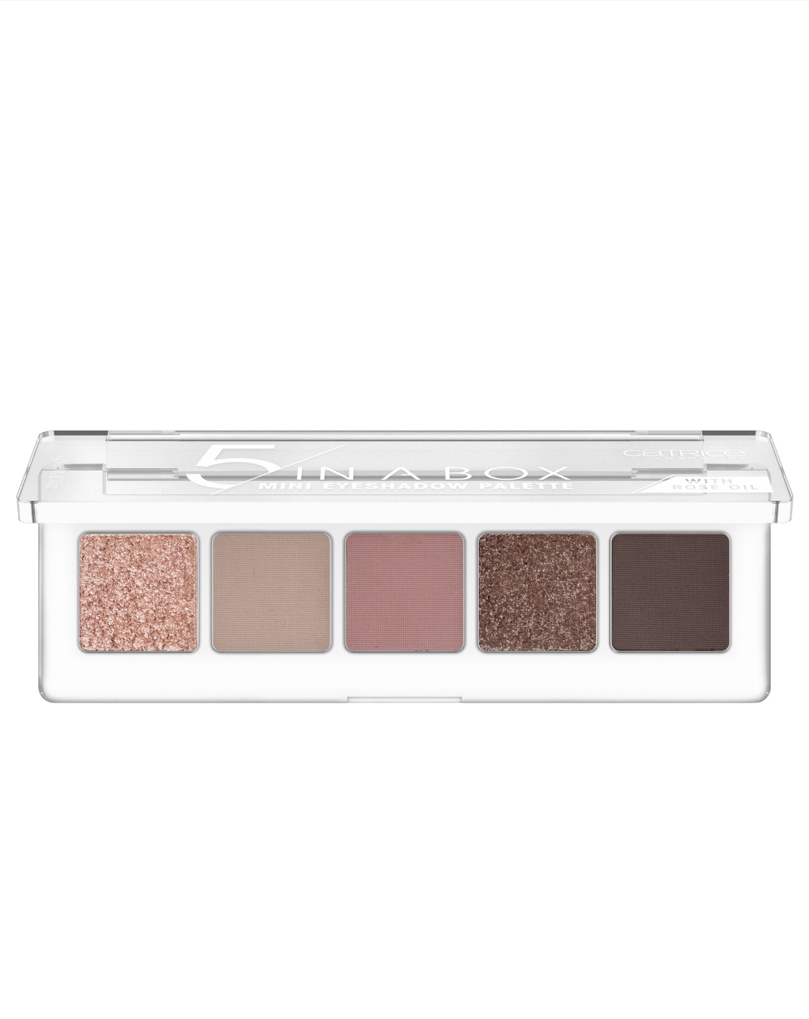 Paleta cieni 5 In A Box Mini Eyeshadow Palette w kolorze Soft Rose Look 020 Catrice - 2