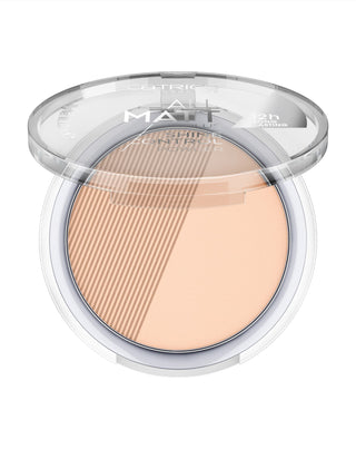 Puder matujący All Matt Plus Shine Control Powder 010 w kolorze Transparent Catrice