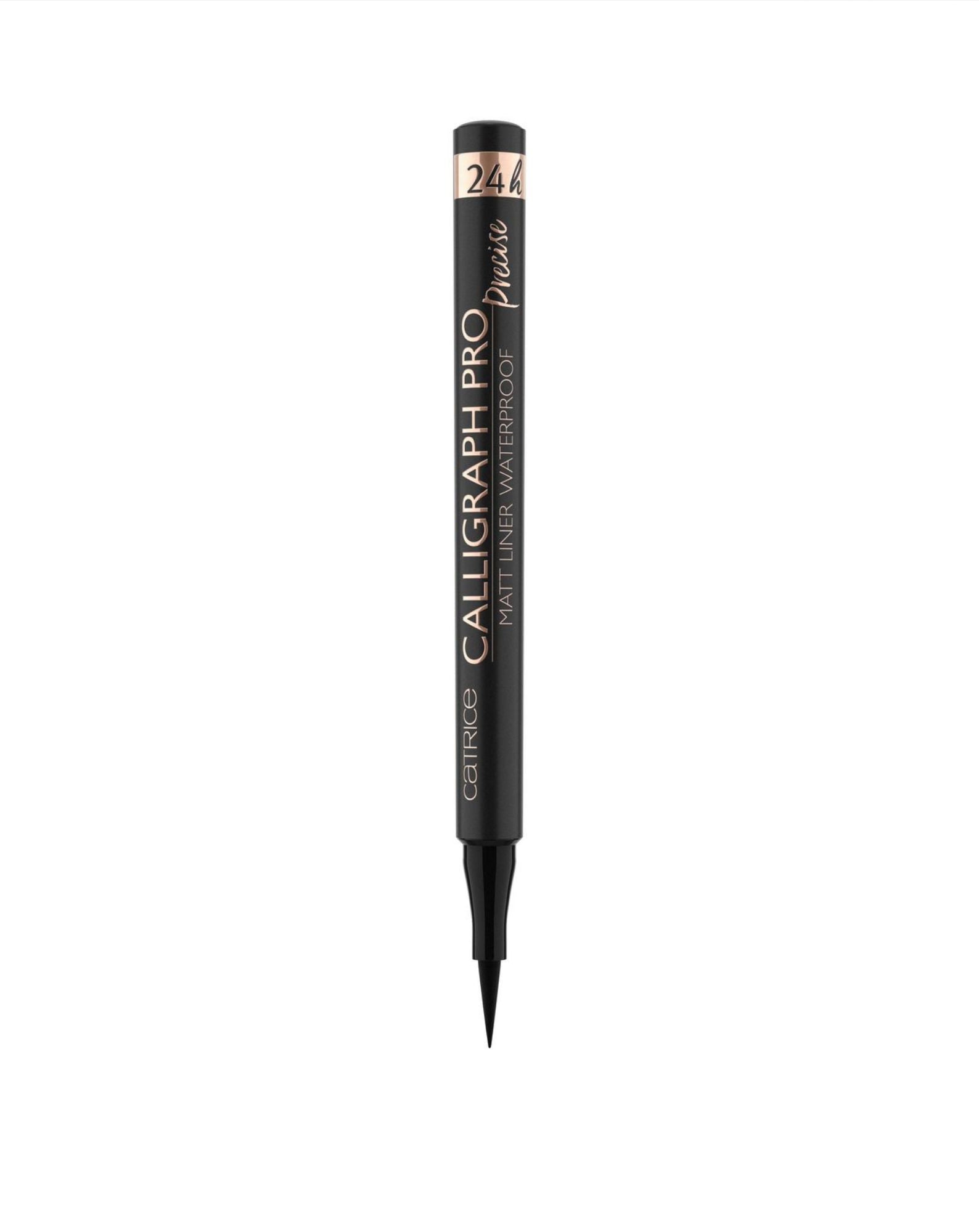 Wodoodporny eyeliner w pisaku z bardzo cienką końcówką intensywna czerń 010 Catrice - 2