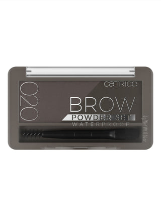 Wodoodporny zestaw do brwi w pudrze Brow Powder Set  020 Catrice