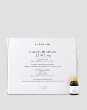 Kolagenowe shoty w płynie 12 000 mg z witaminami, suplement diety Nutridome 30 × 30 ml