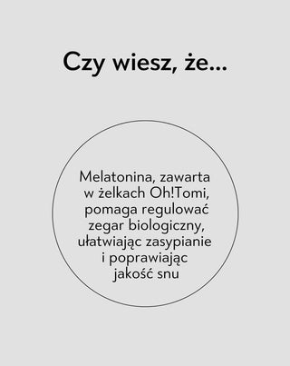 Żelki z melatoniną na sen z witaminami dla dzieci i dorosłych wiśniowe Super Sleep Oh!Tomi 60 szt. - 4