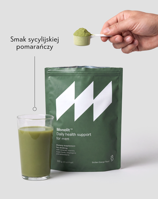 Suplement do picia dla mężczyzn kompleksowe wsparcie organizmu, witaminy, minerały, błonnik Monolit - 5