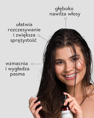 Szampon nawilżający z proteinami pszenicznymi i alantoiną do włosów suchych Mel Skin_2 - 2