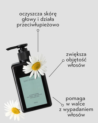 Oczyszczający szampon na wypadanie i porost włosów z rumiankiem Saint Éternité - 3