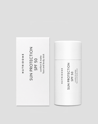 Mineralny filtr SPF 50 w sztyfcie do twarzy i ciała, nawilżenie i ochrona UVB, UVA Nutridome_2