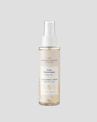 Oczyszczający tonik o działaniu przeciwzapalnym i łagodzącym Natural Secrets - 1