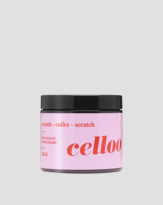 Peeling do ciała z kawą i naturalnymi olejami redukujący cellulit i rozstępy Celloo - 1