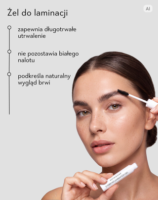 Żel do laminacji brwi utrwalający i modelujący bez sklejania Nutridome - 2