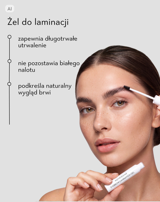 Żel do laminacji brwi utrwalający i modelujący bez sklejania Nutridome - 2