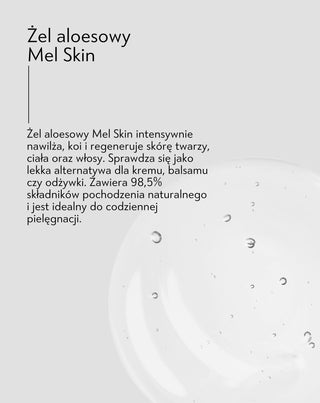 Żel aloesowy uniwersalny do twarzy, ciała i włosów Mel Skin_2 - 2